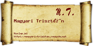 Magyari Trisztán névjegykártya
